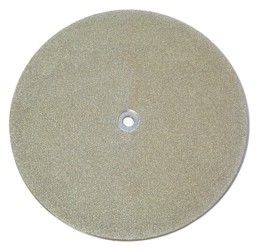 Diamond-coated disc